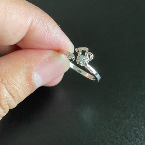 S925 Constellation Aquarius adjustable ring - Picture 6 of 8